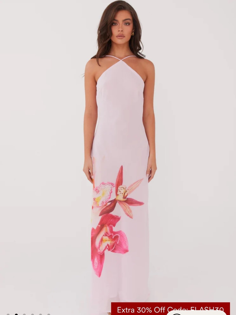 NWT Peppermayo Blossom Hearts Maxi Dress in Pink Peony - Picture 2 of 9